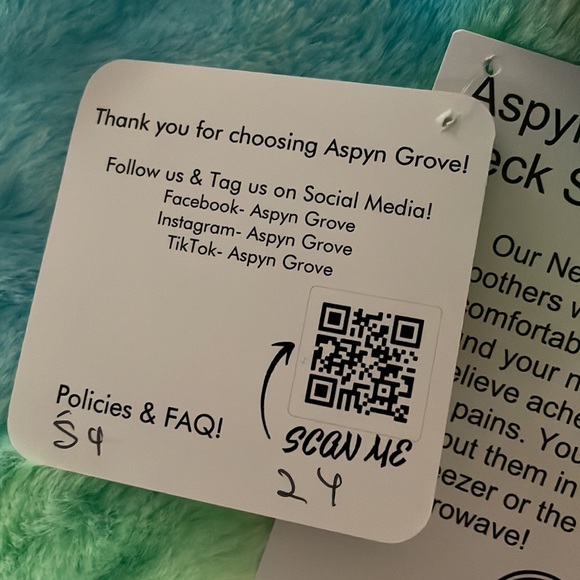 Aspyn Grove Rainbow Highlighter Neck Soother Pillow - Picture 3 of 7